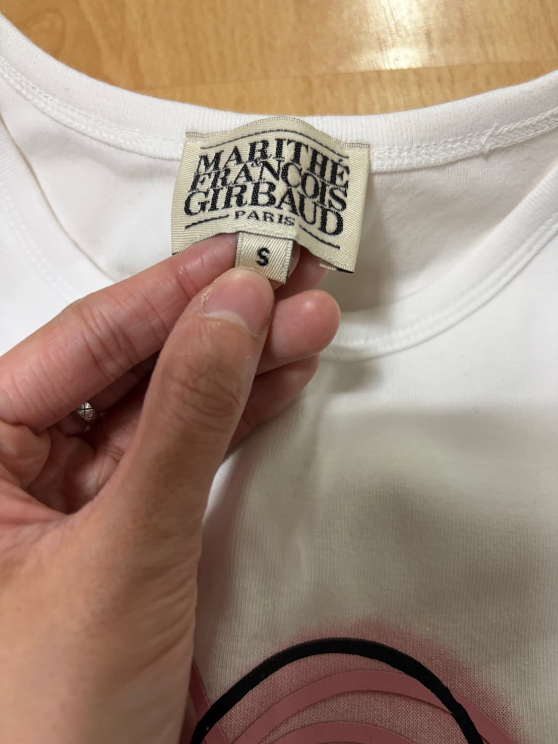 마리떼 하트 반팔티 s 상품이미지2