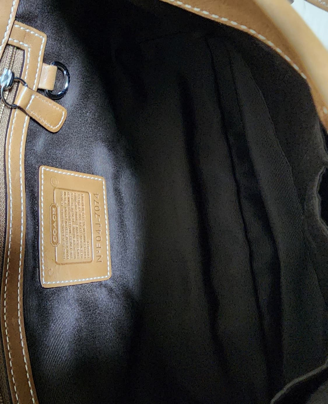 상태굿)코치 버클 숄더백 브라운 상품이미지5