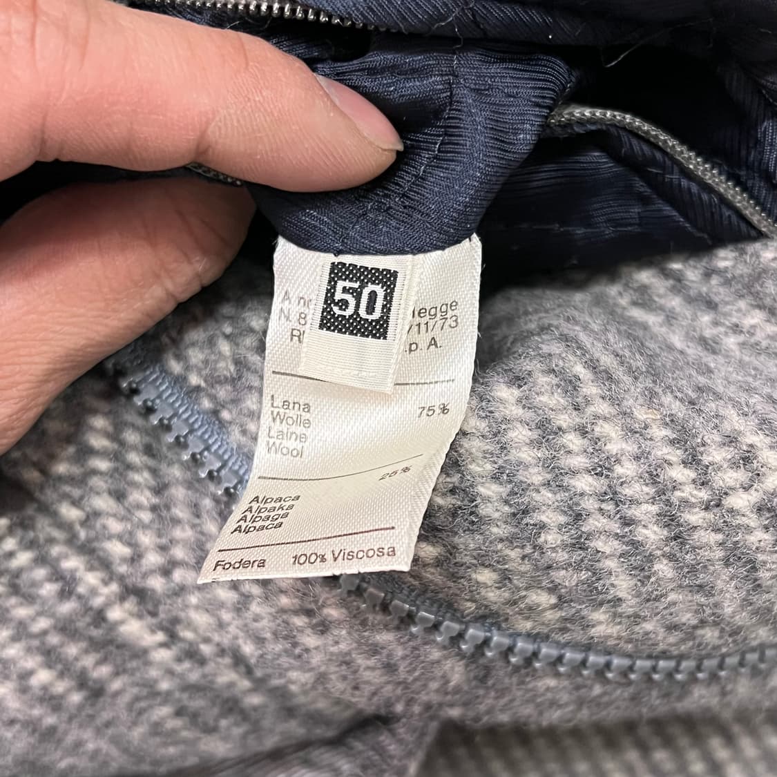  아쿠아스큐텀 카라 울 블루종 y14544 상품이미지8