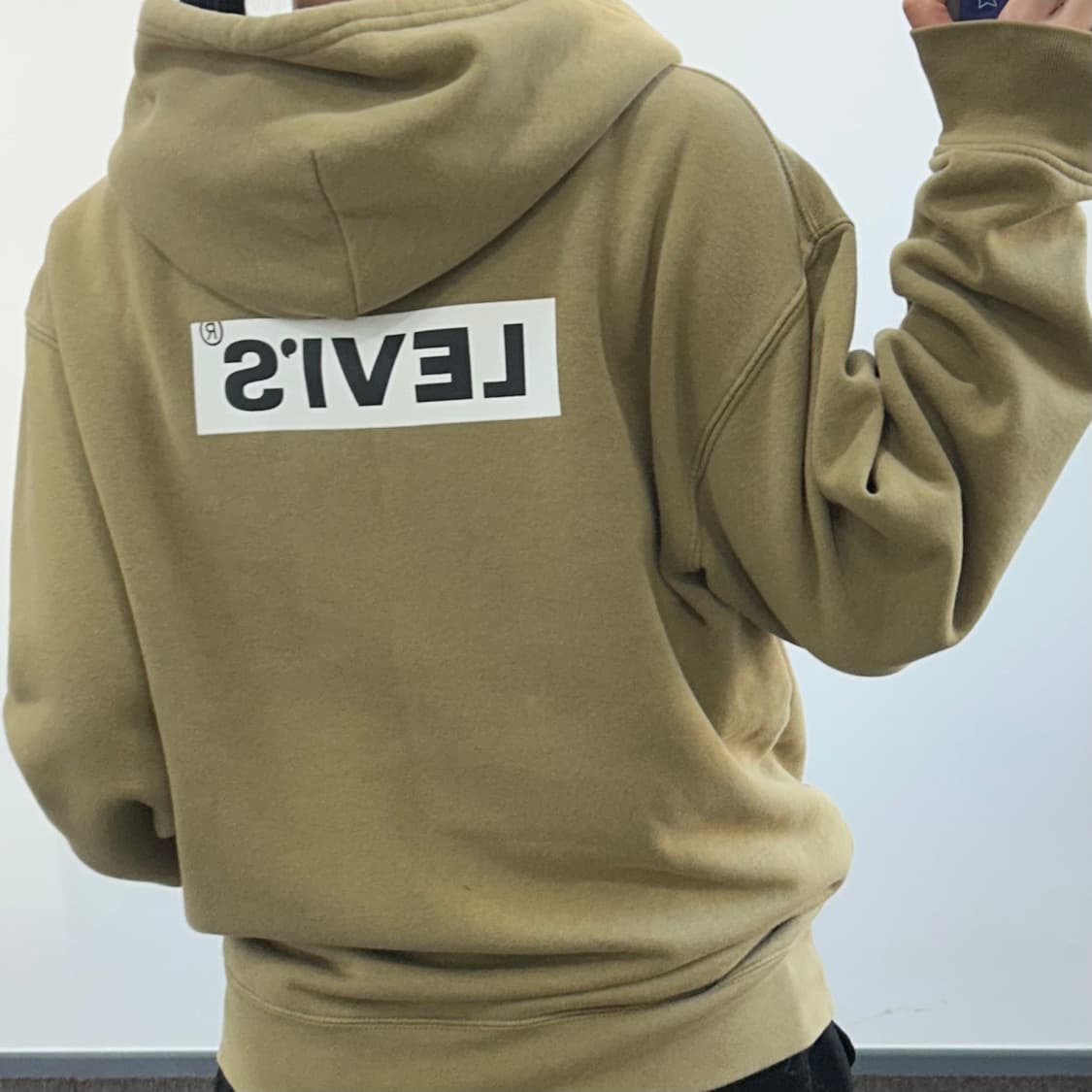 Levis 리바이스 백로고 올리브 후드티 상품이미지2