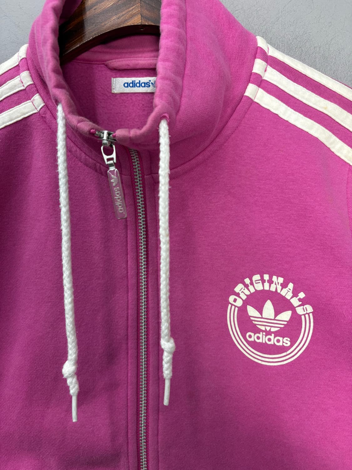 아디다스 파이어버드 빈티지 핑크집업져지자켓 A3086 상품이미지3