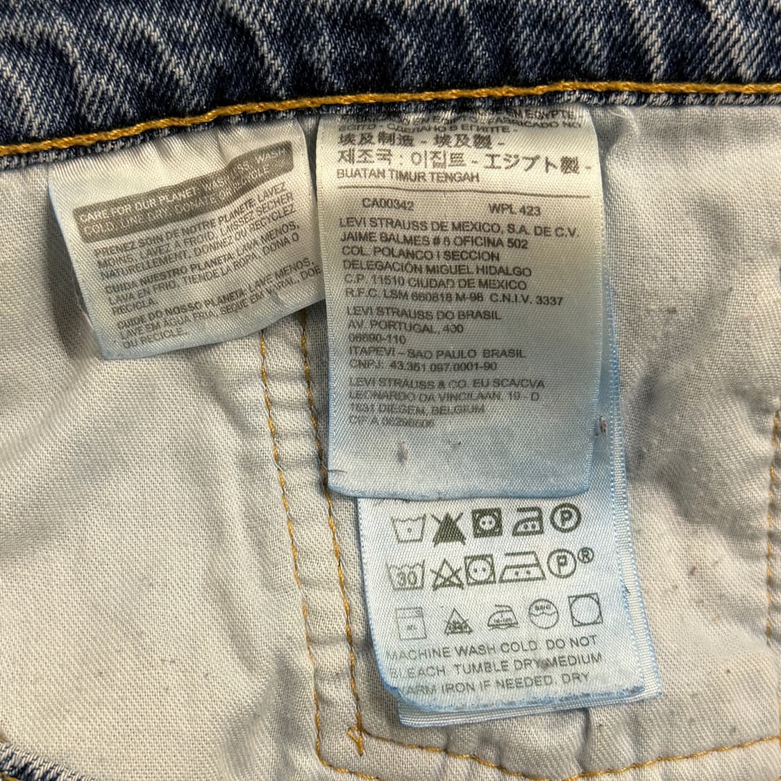 [36] 리바이스 HI BALL 데님 청바지 상품이미지6