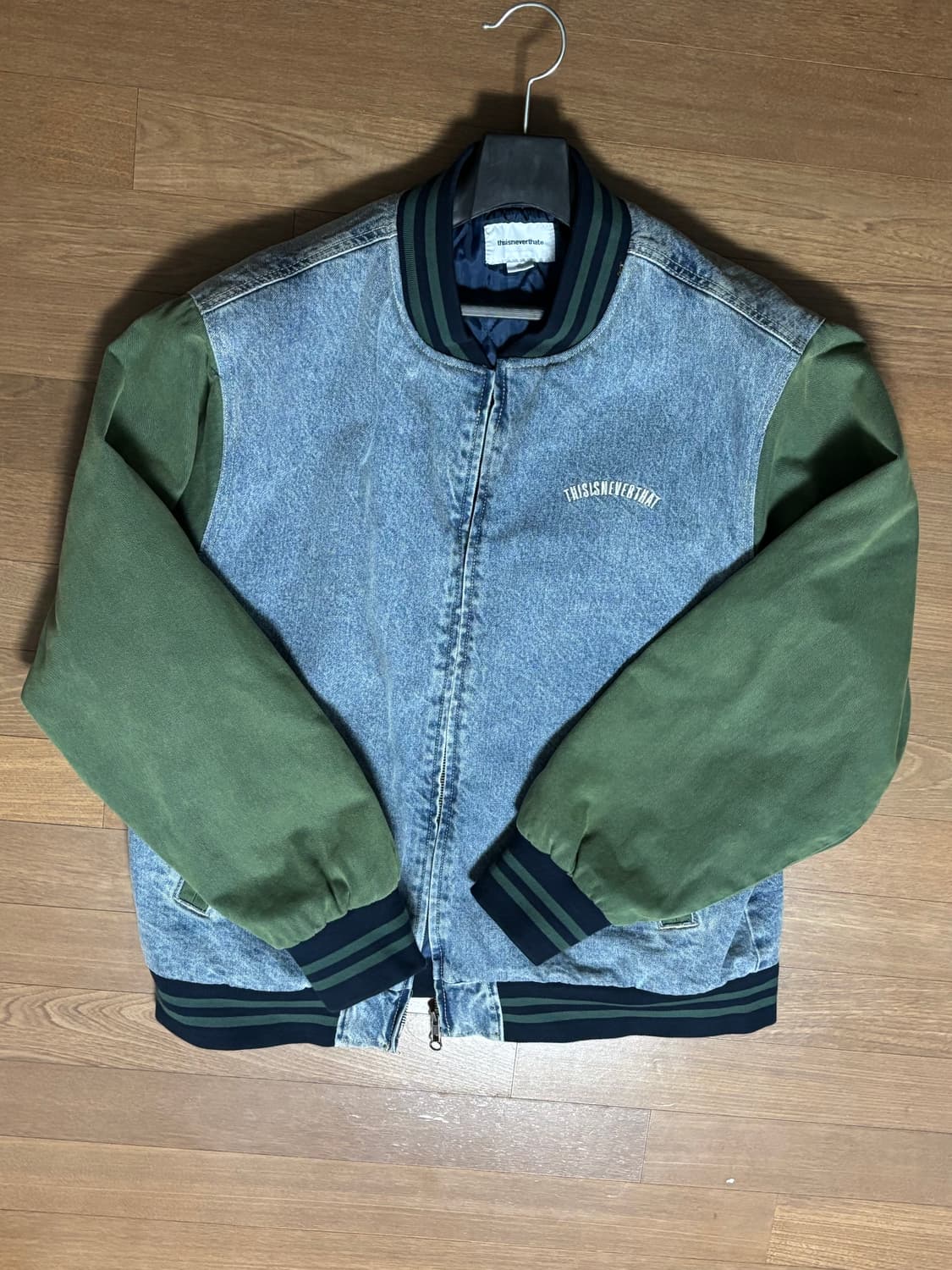 디스이즈네버댓 데님 바시티 자켓 xl 상품이미지1