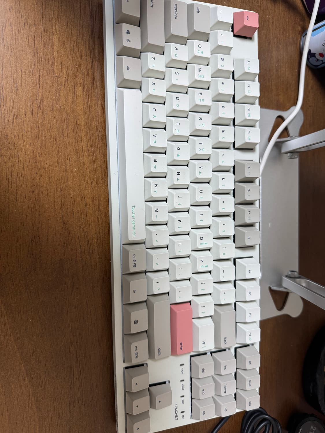 씽크웨이x듀가드 토체티 텐키리스 체리 저소음 적축 판매합니다! 상품이미지1