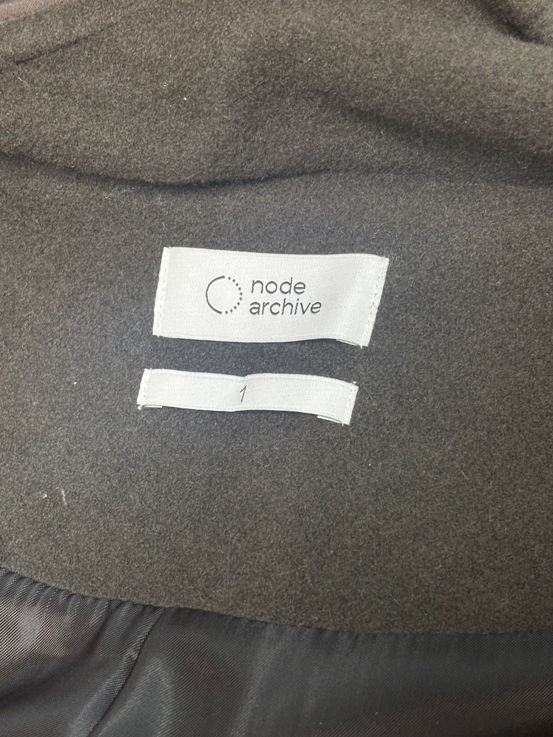 노드아카이브 캐시미어 후드 코트 1사이즈 브라운  상품이미지7