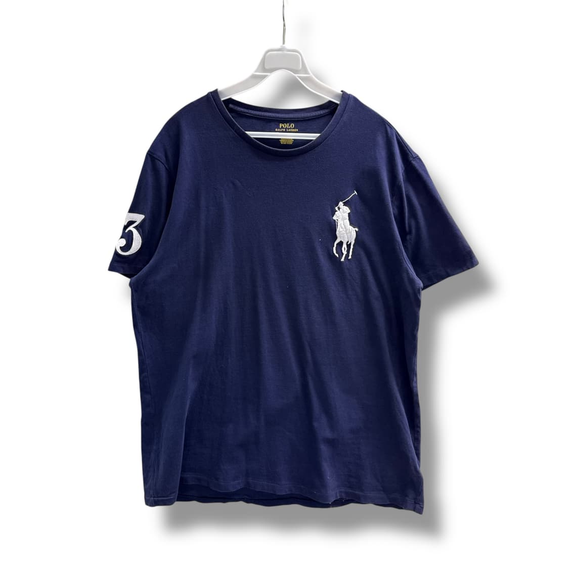 [L] 폴로 빅포니 네이비 반팔 티셔츠 상품이미지3