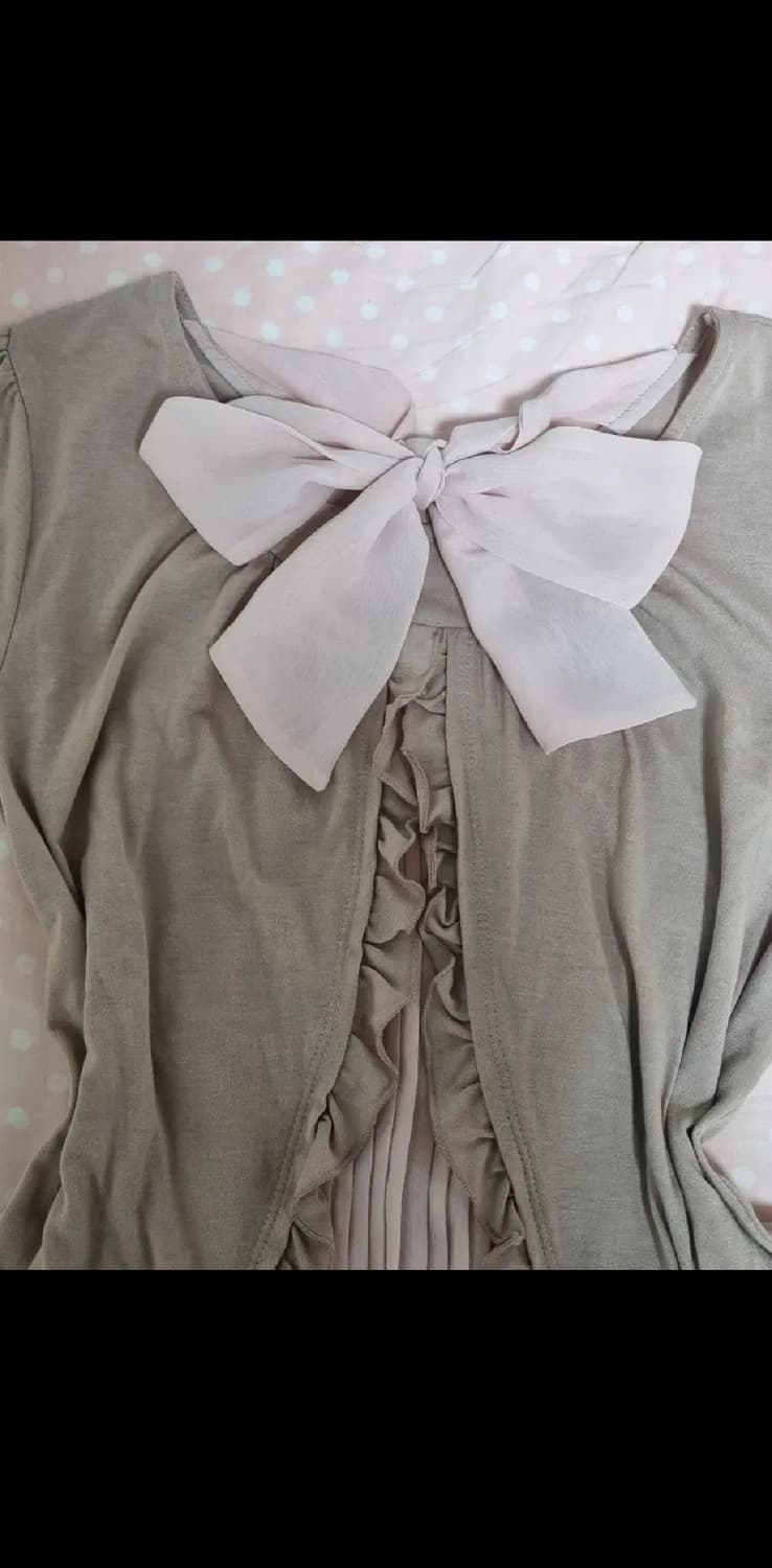 엑시즈팜 대대장 희귀 고전 프릴 반팔 로걀탑 히메갸루 라떼갸루 리즈리사 상품이미지5