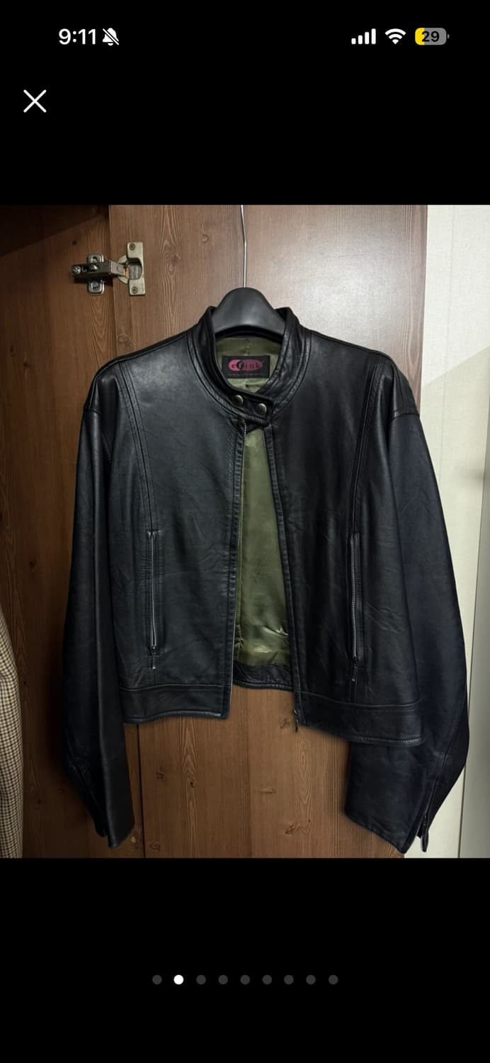 양가죽 빈티지 레더자켓 바이커자켓 상품이미지2