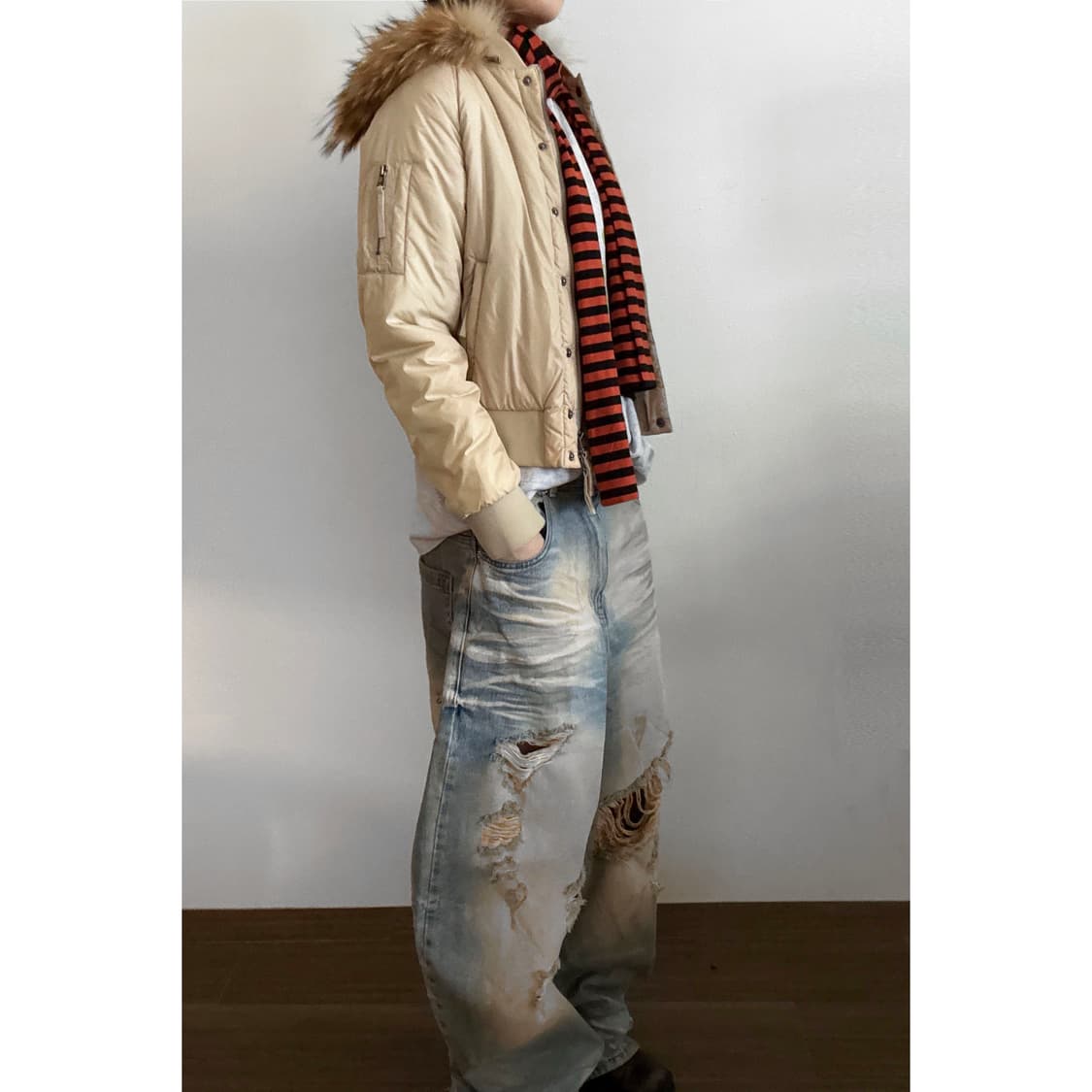 Fur Trimming Padding 상품이미지2