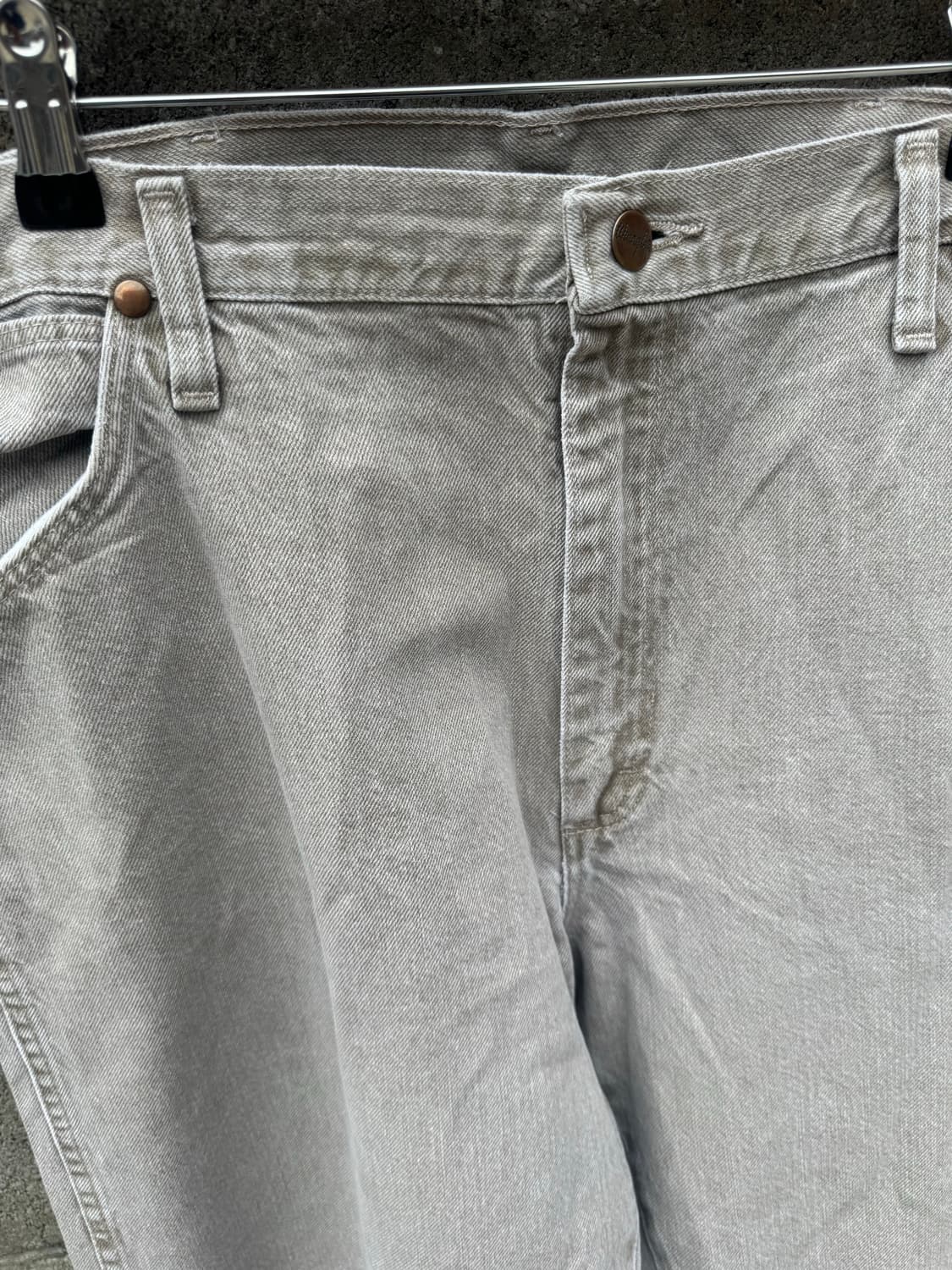 00s 랭글러 빈티지 13mwztd 베이지 카우보이컷 데님 팬츠 38 상품이미지4