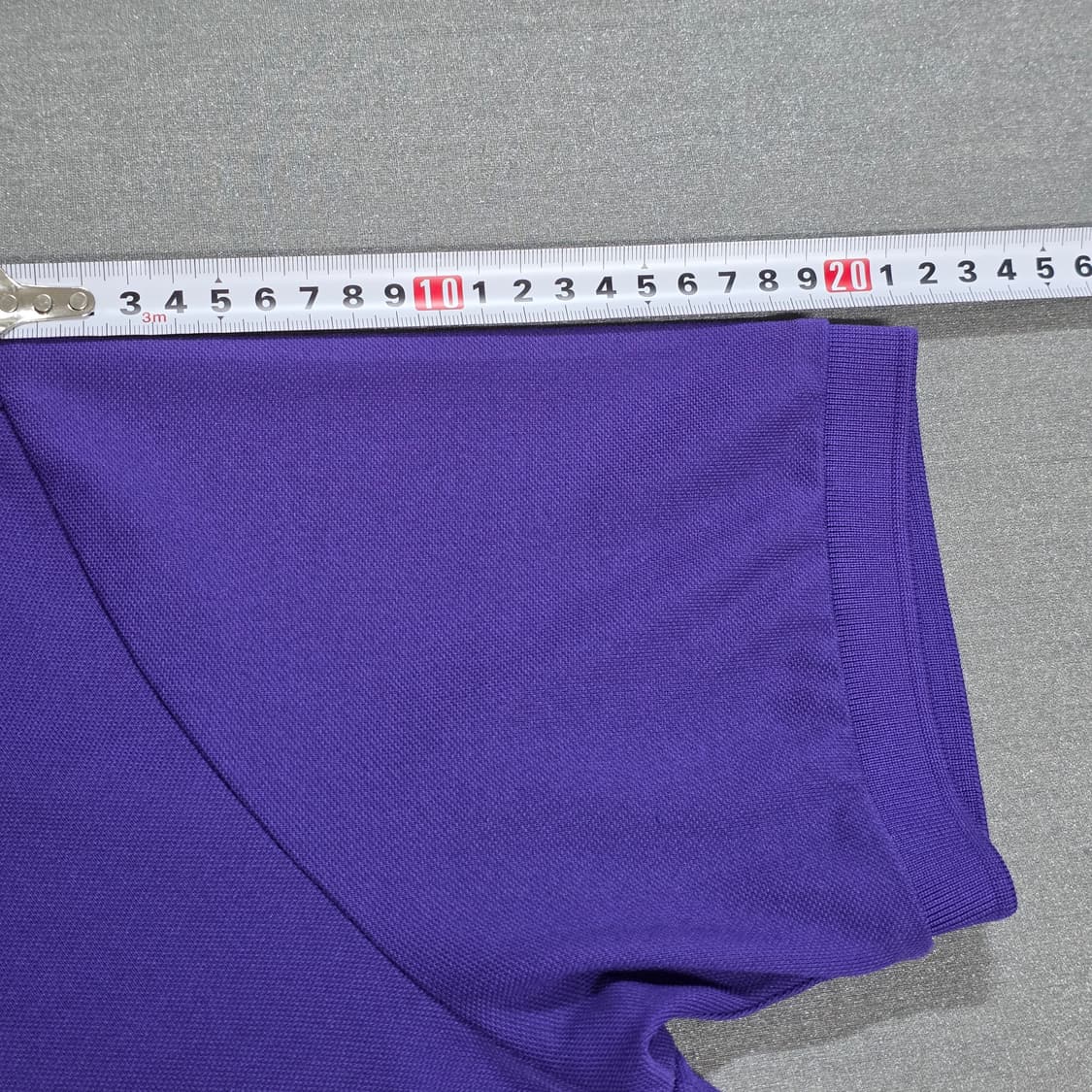95 노스페이스 퍼플 기능성 반팔 카라티 상품이미지7