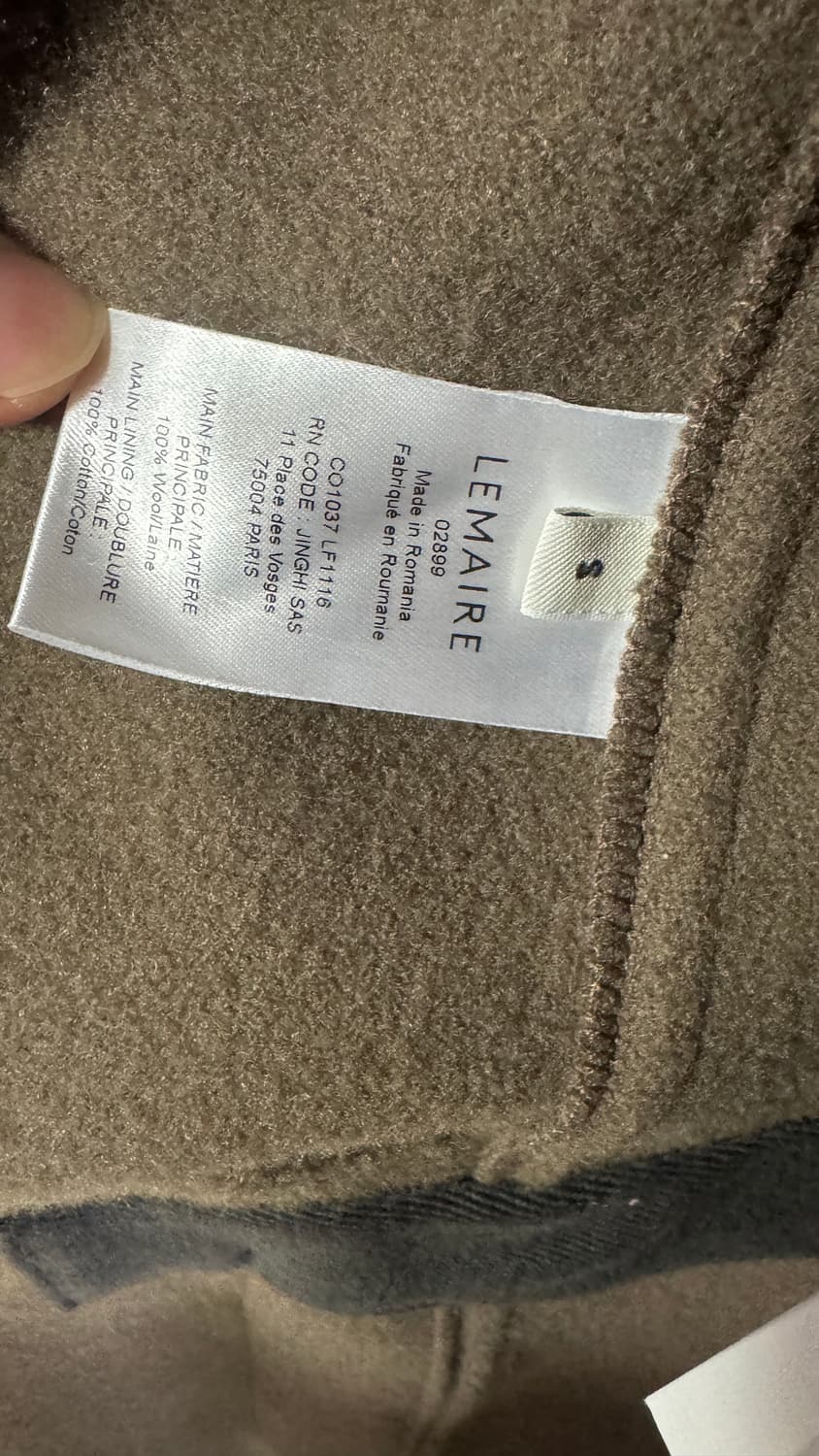 르메르 25시즌 랩코트 다크스퀴럴 s 상품이미지4