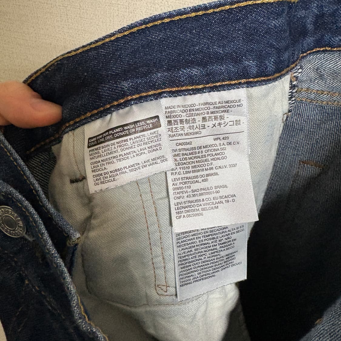 리바이스 501 스트레이트 데님팬츠 / W36, L34 상품이미지8