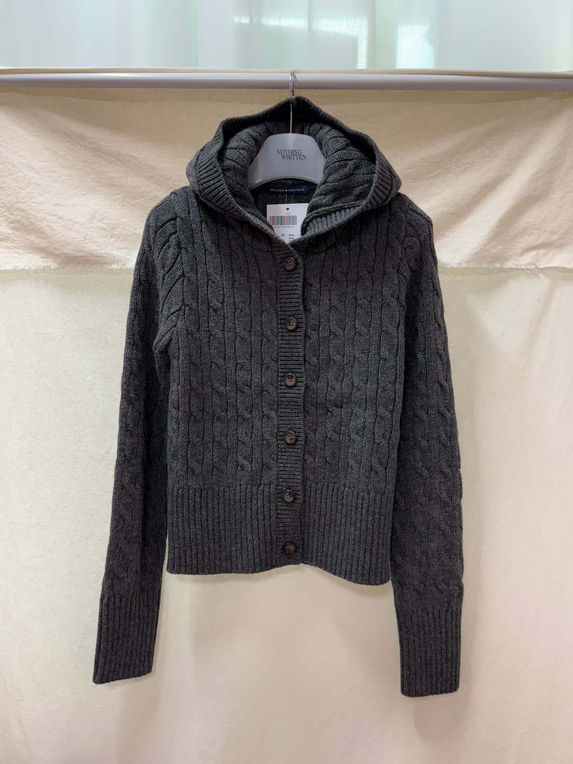 브랜디멜빌 짜임 니트가디건 상품이미지1