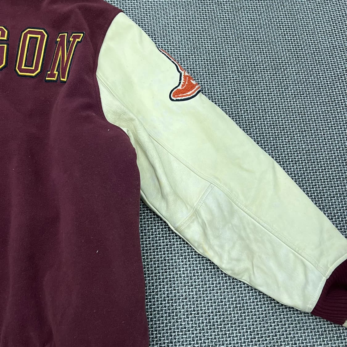 나이키 00s 버건디 바시티 자켓 상품이미지9