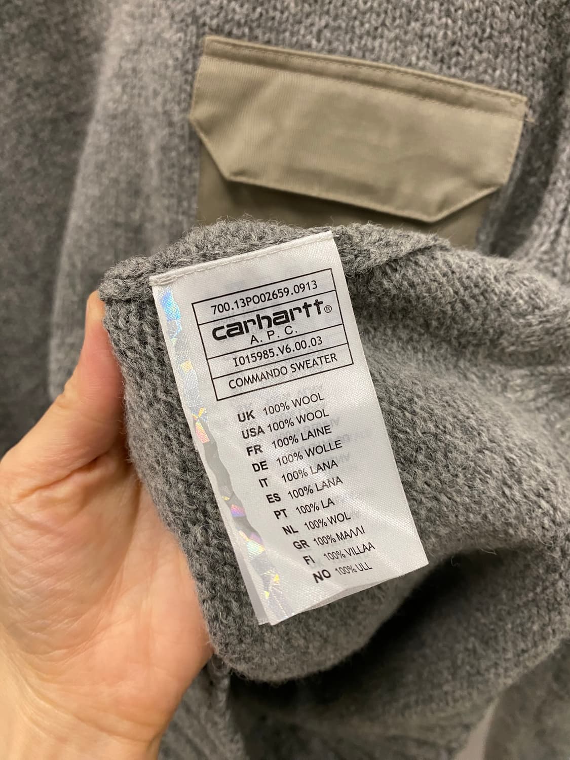 A.P.C X 칼하트 니트 상품이미지8