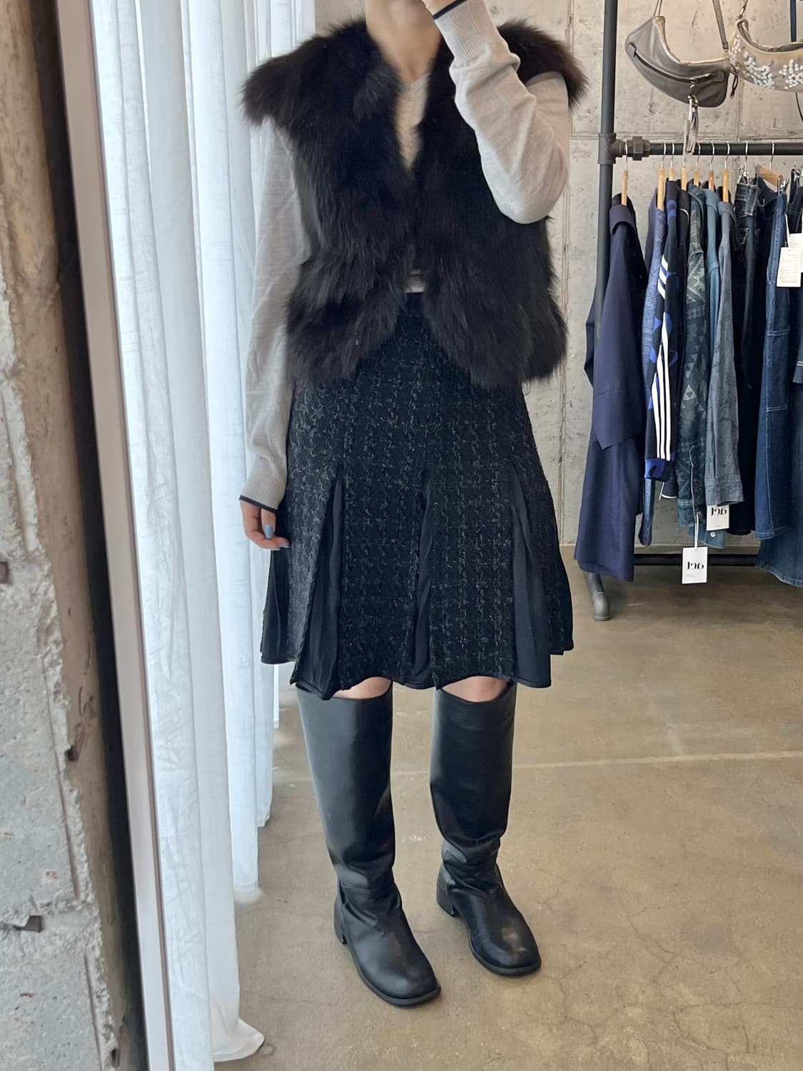 DES PRES 폭스 퍼 베스트 상품이미지3