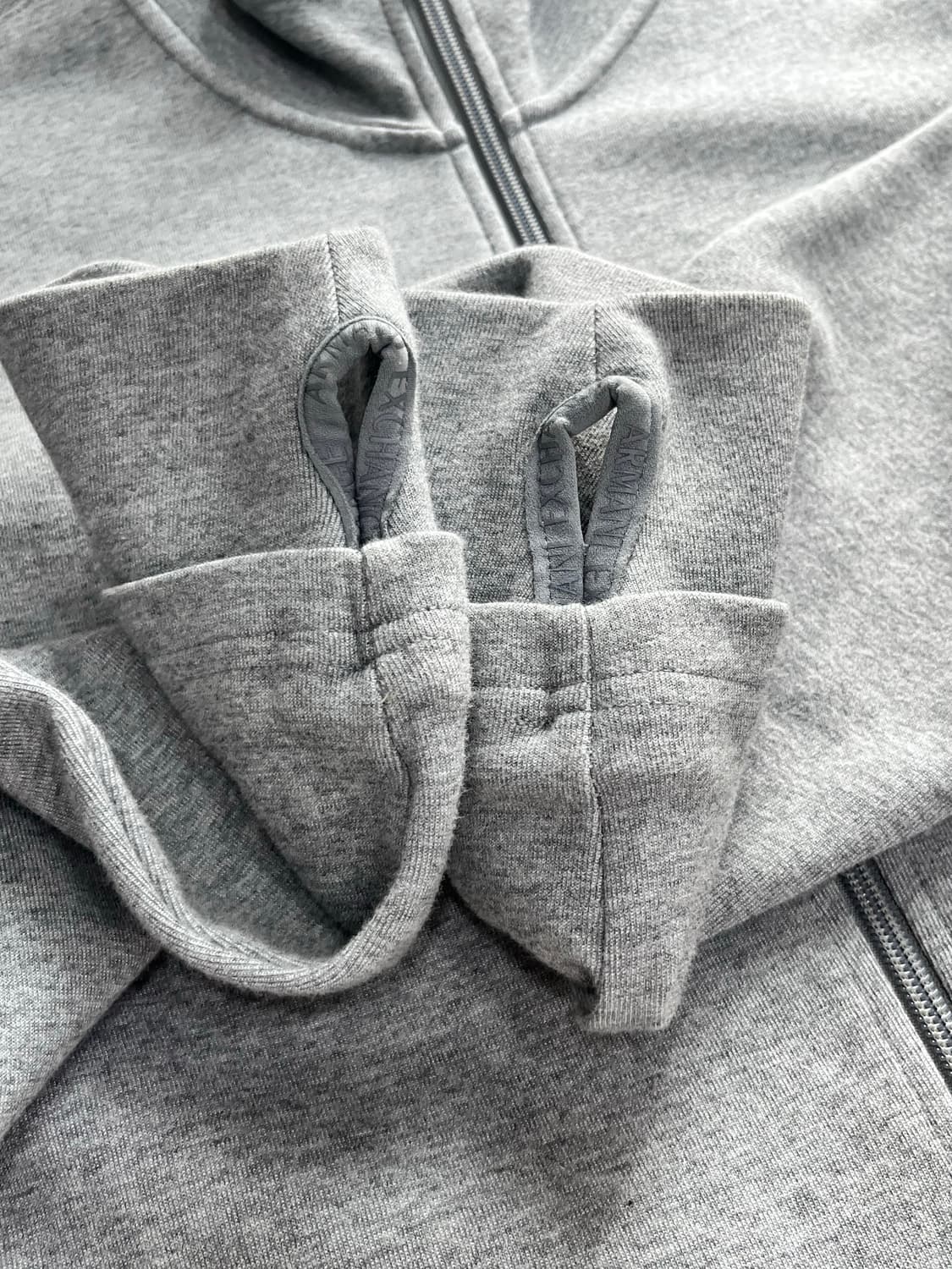 A|X 아르마니 익스체인지 그레이 코튼 집업 자켓 M 상품이미지7