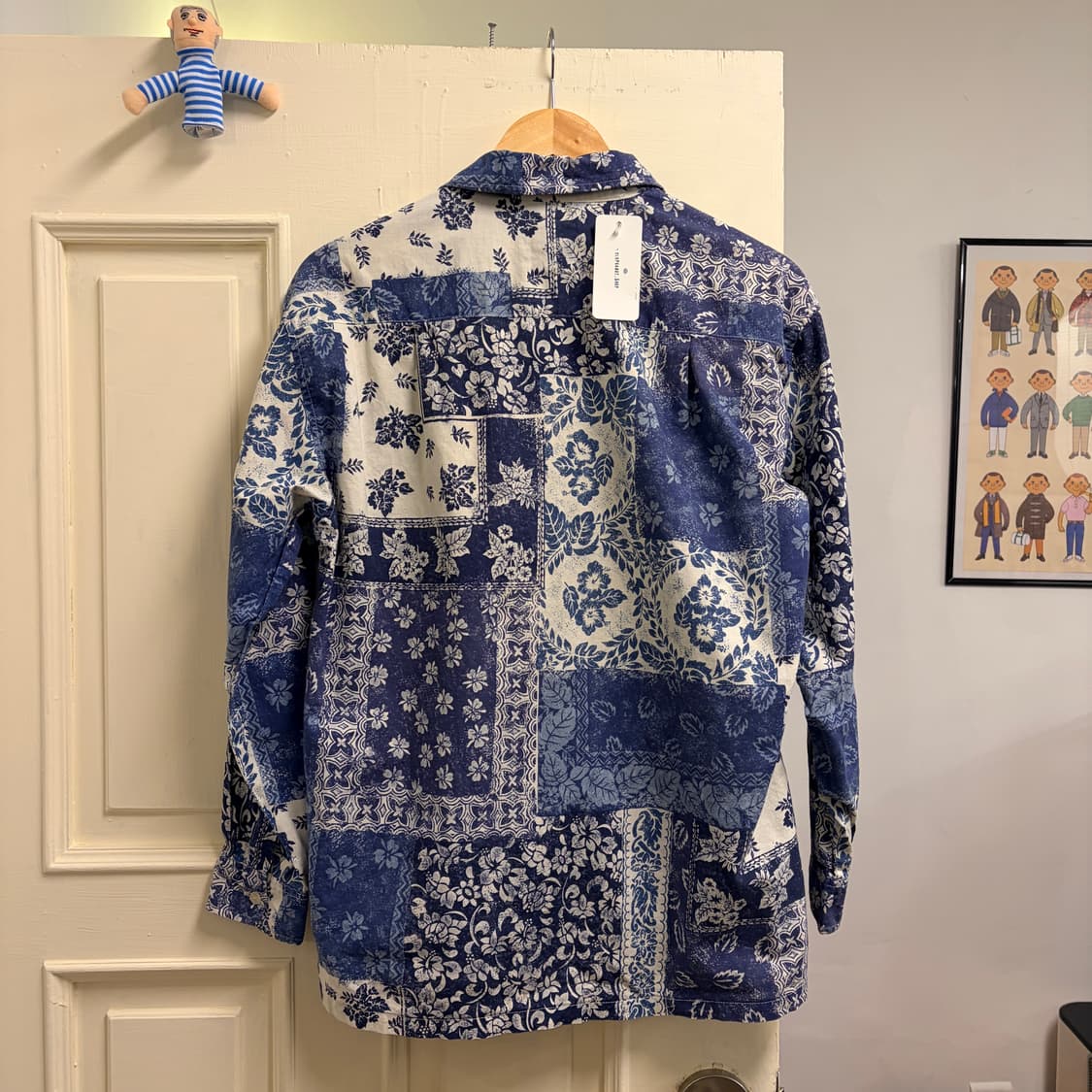 올라이크 오픈카라 셔츠 상품이미지2