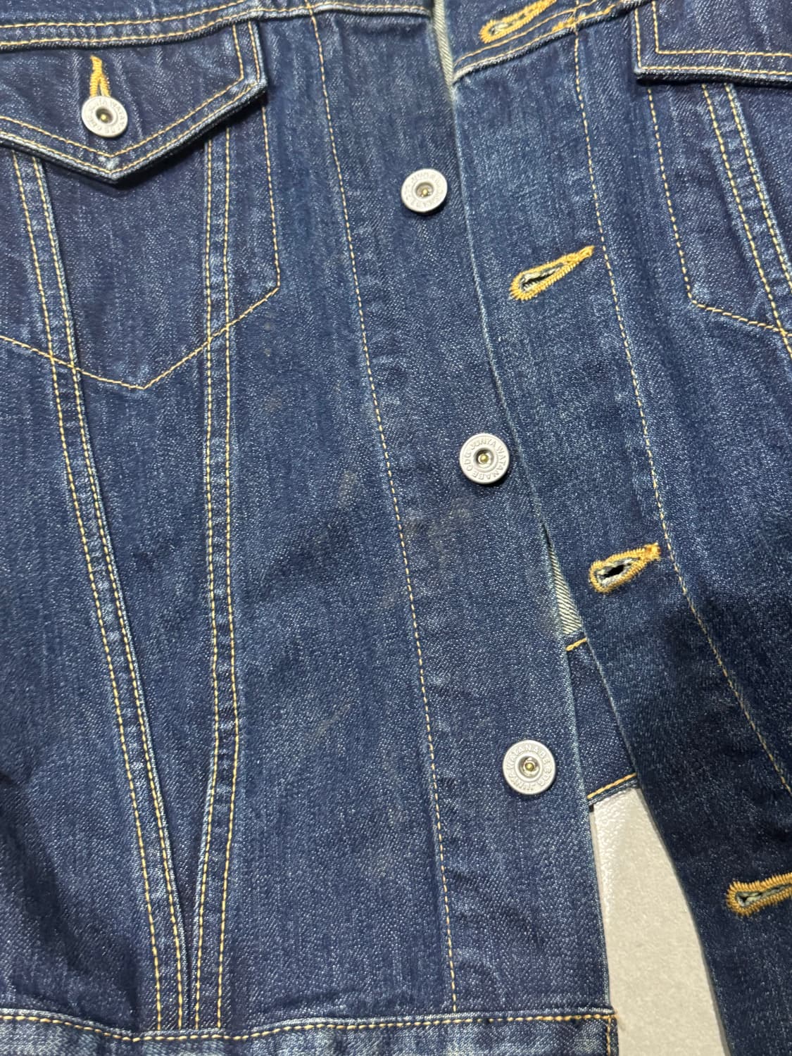 2016 준야 와타나베 가죽 라이더 데님 결합 자켓 상품이미지9