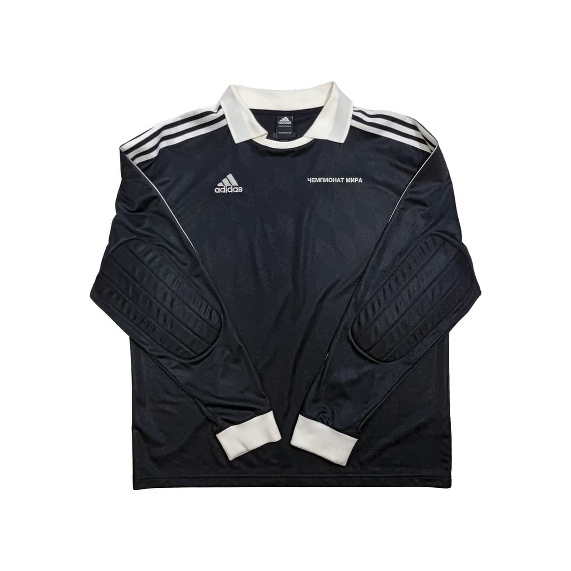 [GOSHA RUBCHINSKIY] BLACK POLO TOP 상품이미지1