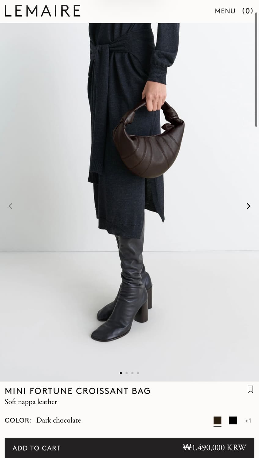 MINI FORTUNE CROISSANT BAG 상품이미지2