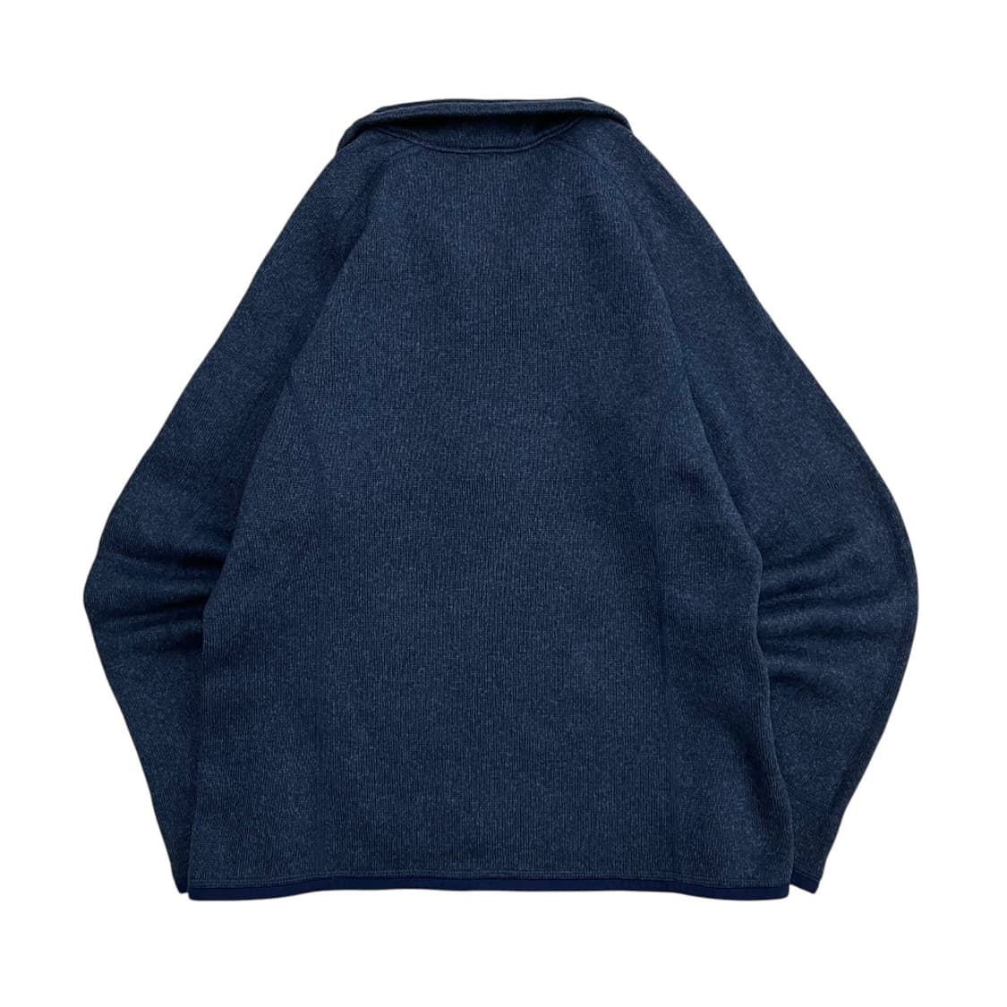 파타고니아 로고 네이비 반집업 M 상품이미지3