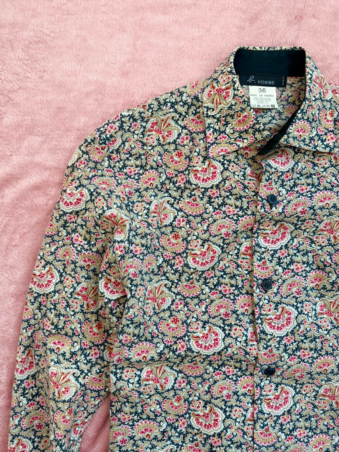 Agnes B. Homme 아네스베 옴므 플라워 셔츠 상품이미지5