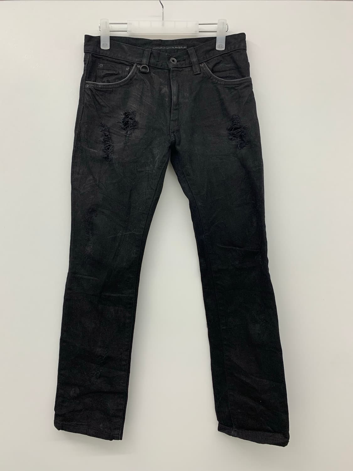 Tete homme 왁스드 데미지 팬츠 상품이미지5