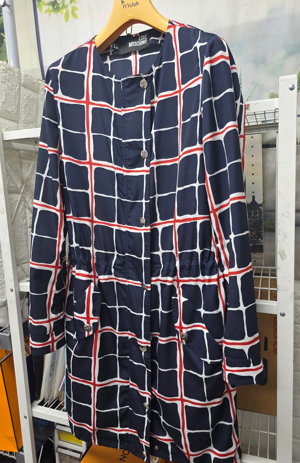 러브 모스키노 여성 롱 바람막이 66 봄~여름 롱자켓 WM66 상품이미지2