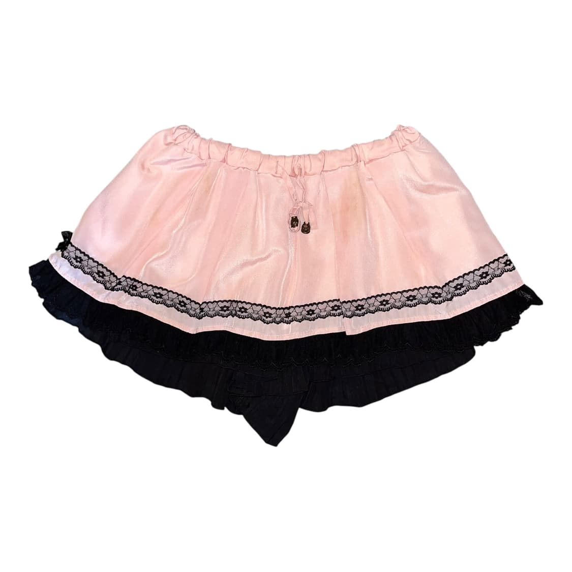 핑크 레이스 밴딩 스커트 키치갸루y2k 상품이미지1