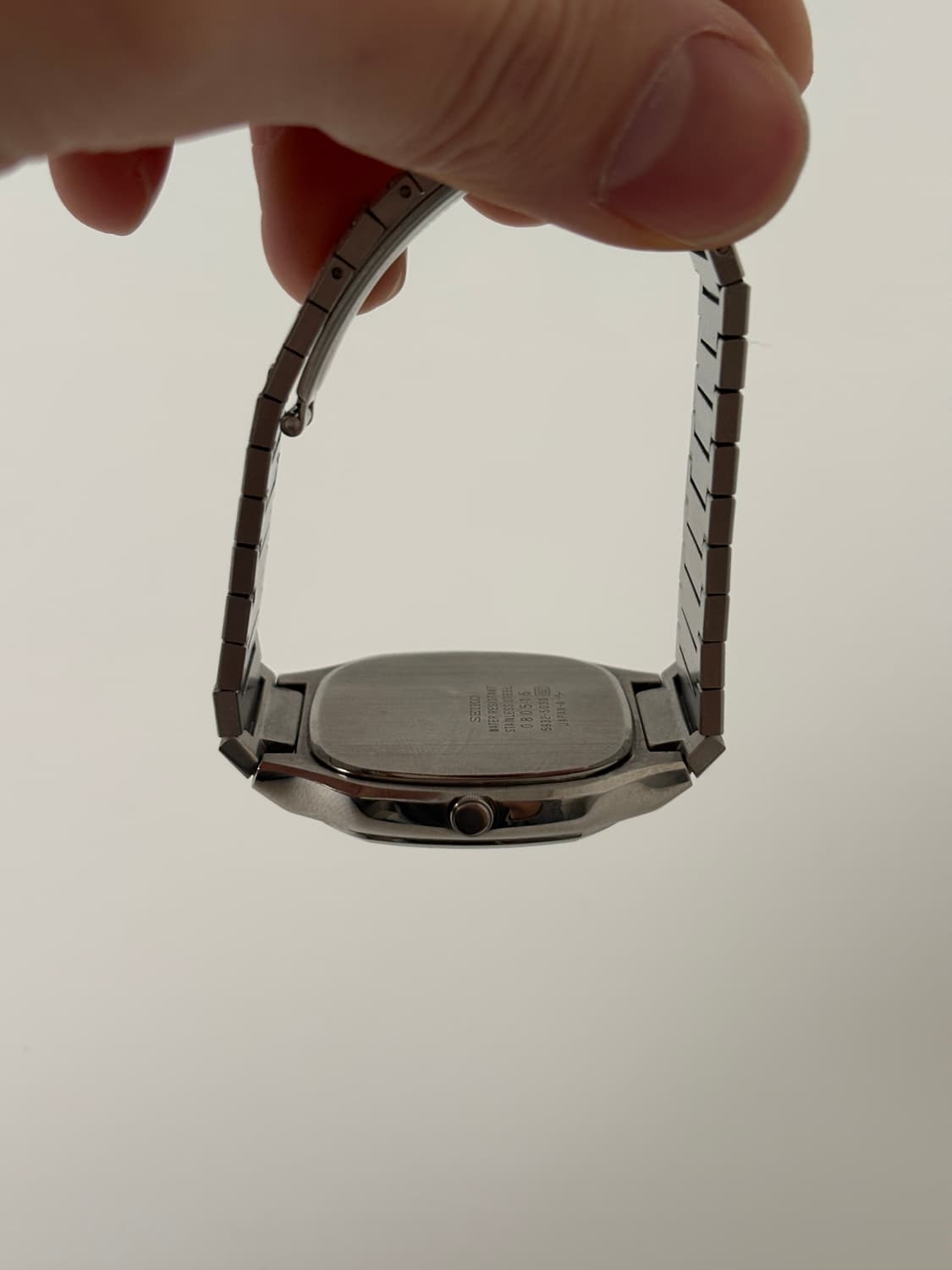 1980s Silver Square Quartz 상품이미지8