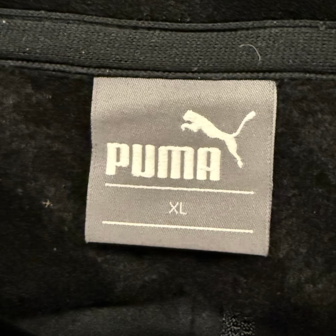 푸마 벨벳 블랙 후드집업 상품이미지5