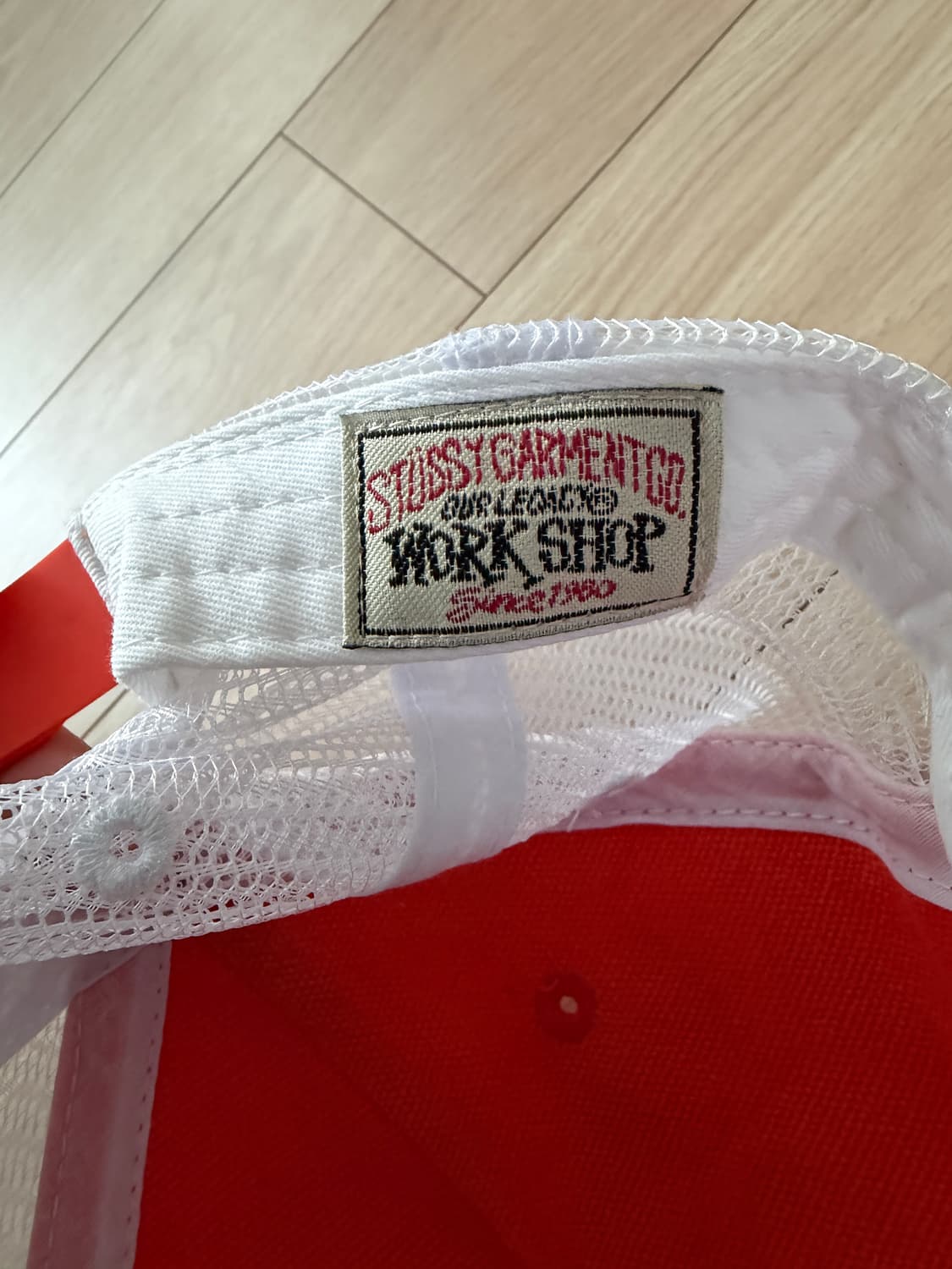 스투시 x 아워레가시 워크샵 로우 프로파일 트러커 캡 파이어 모자 상품이미지4