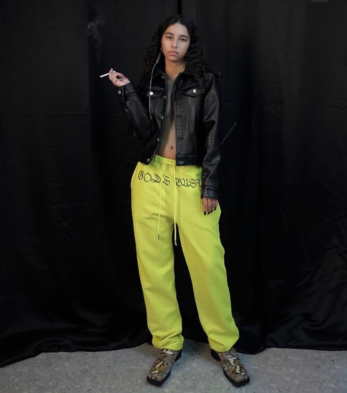 604service god is busy 트랙팬츠 조거 상품이미지4