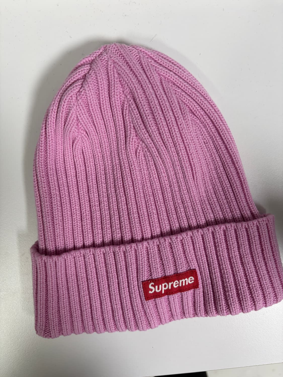슈프림 오버다이드 비니 핑크 상품이미지2