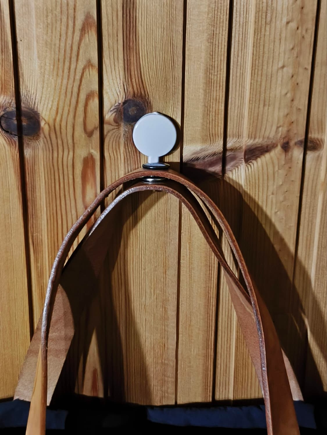 로우로우 네이비 나일론 가죽핸들 2WAY 토트백 숄더백 상품이미지2