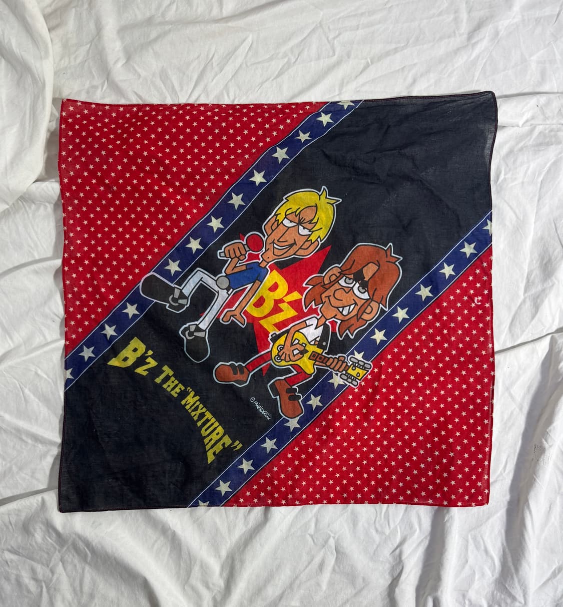 00s B’z the mixture 앨범 머천다이즈 성조기 반다나 상품이미지2