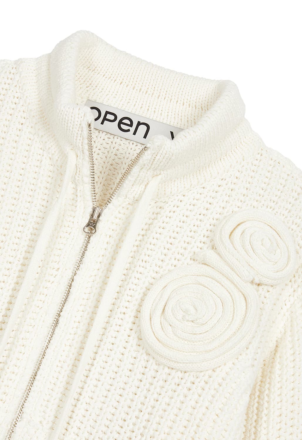 오픈와이와이 니트 집업 상품이미지5