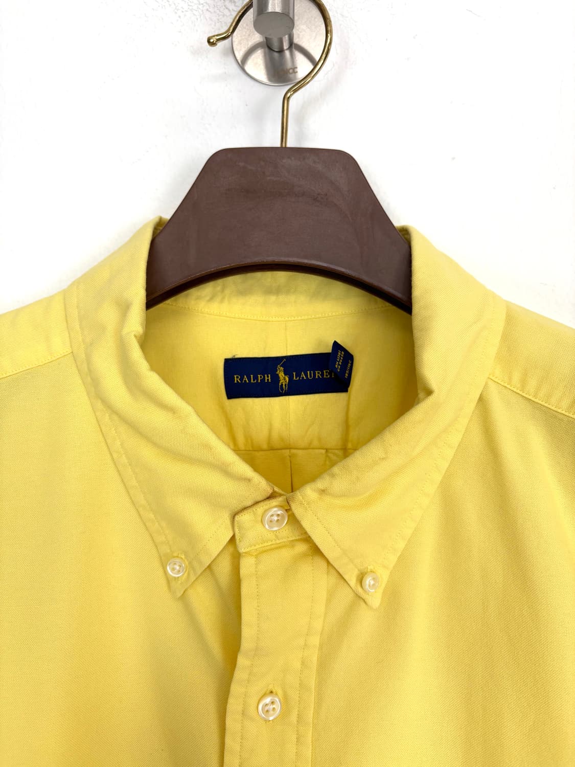[5XL]POLO 옐로우 긴팔 셔츠 상품이미지6
