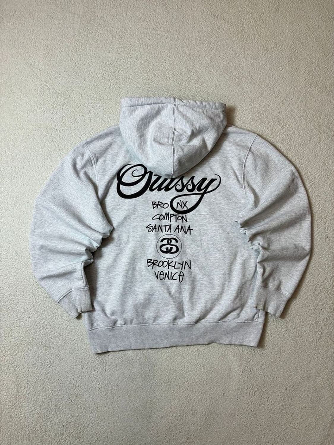 스투시 22's 월드투어 애쉬헤더 후드 집업 PN6874 상품이미지1