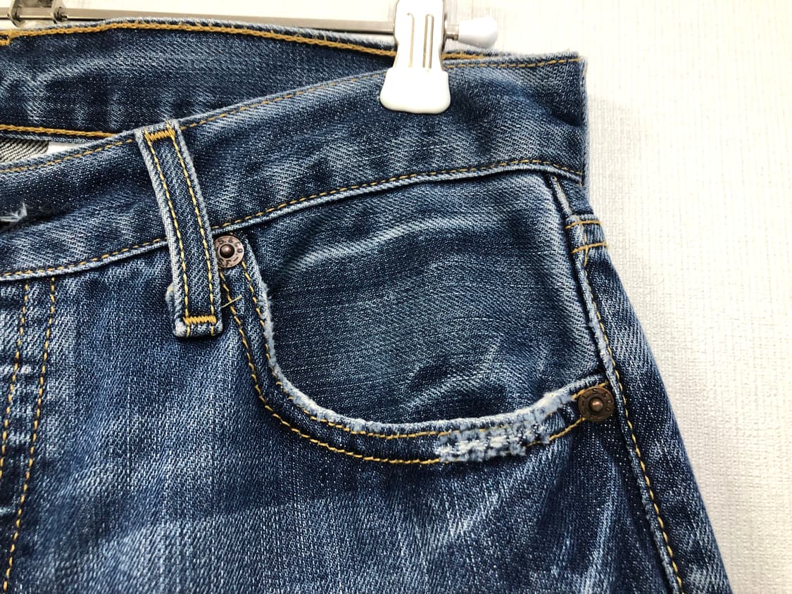 Made 멕시코) 리바이스 501 일자핏 워싱 데님팬츠 청바지 30 상품이미지4