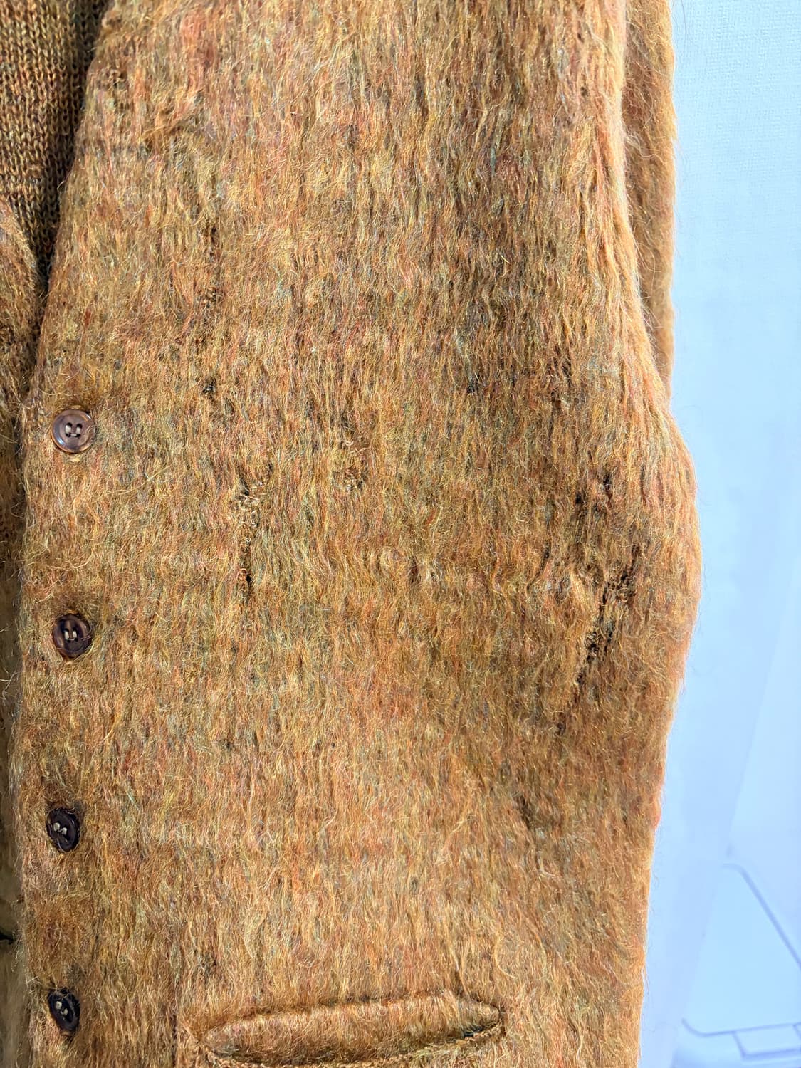 60년대 빈티지 커트코베인 모헤어 가디건 상품이미지5