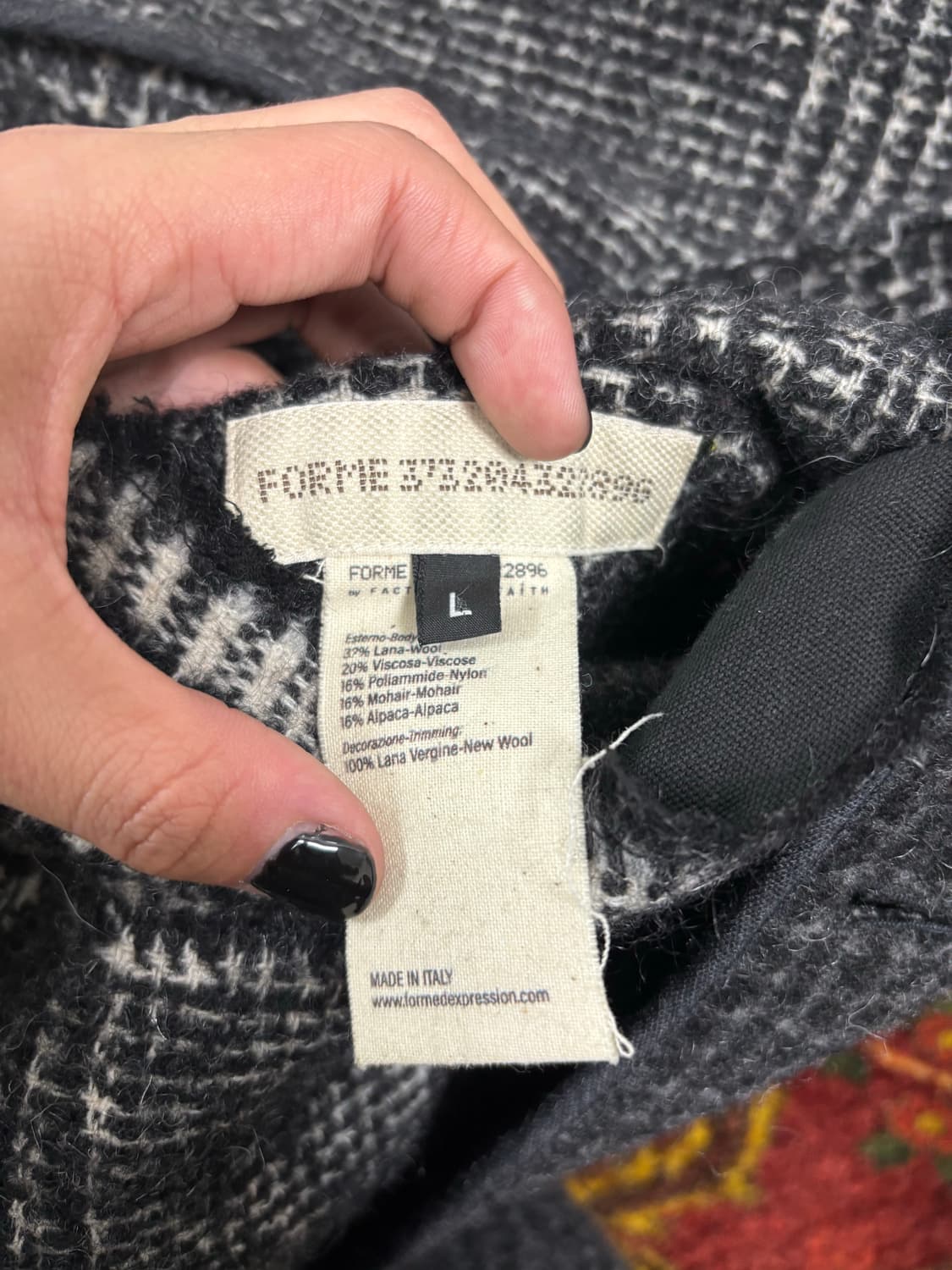 forme d'expression 리버시블 코트 상품이미지7