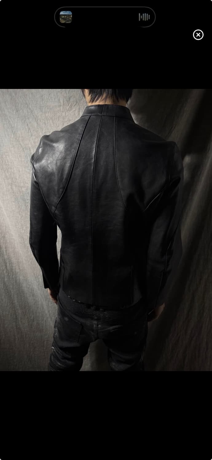 The Viridi-anne Calfskin 가죽자켓 상품이미지2