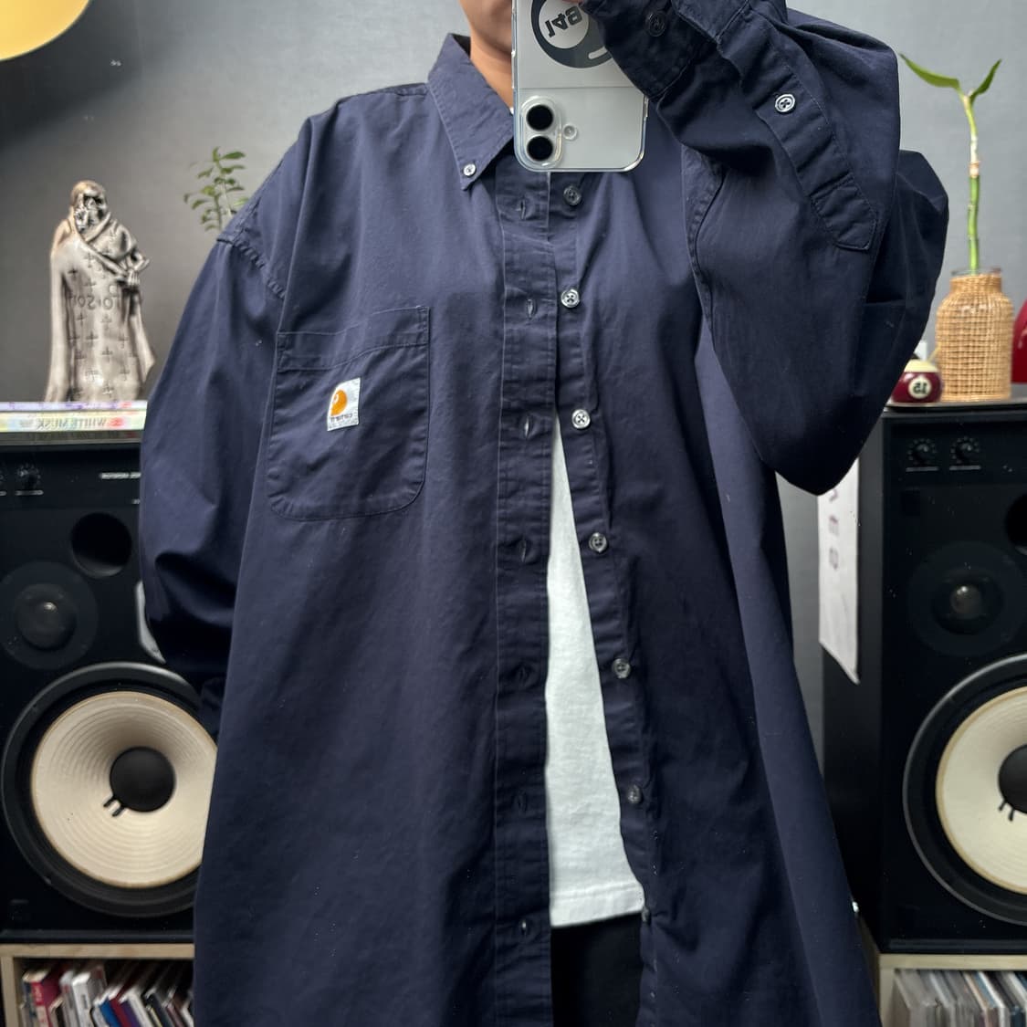 칼하트 네이비셔츠 상품이미지1