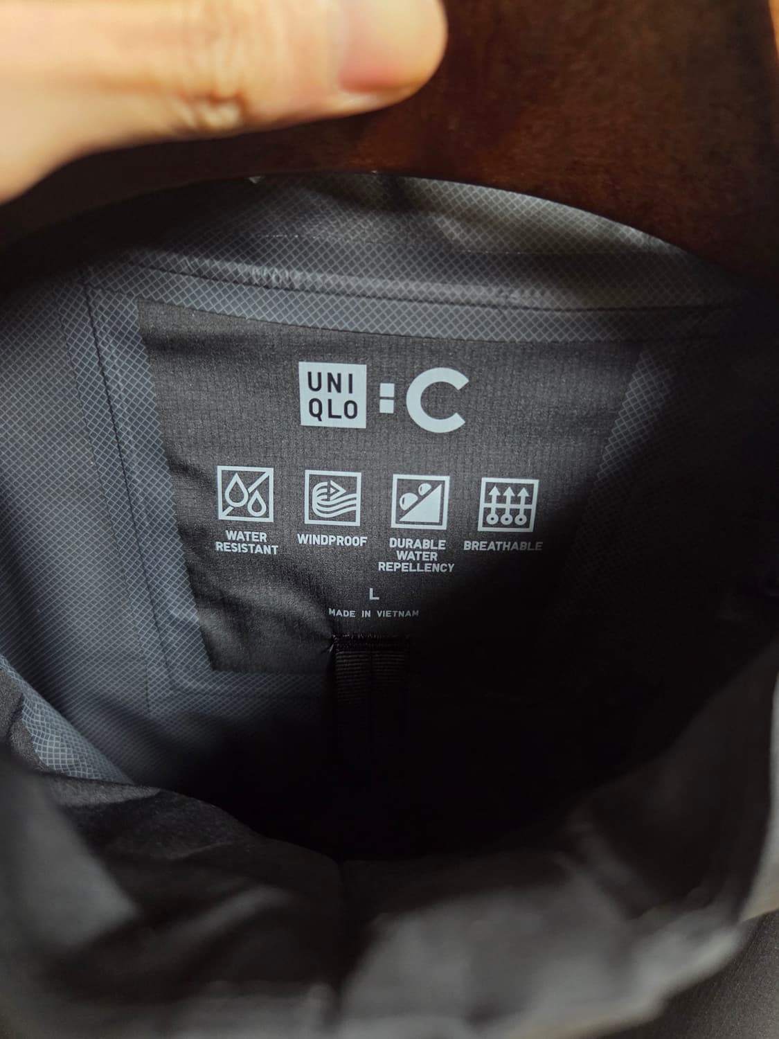 26ss 유니클로C 블록테크코트 L사이즈 상품이미지6