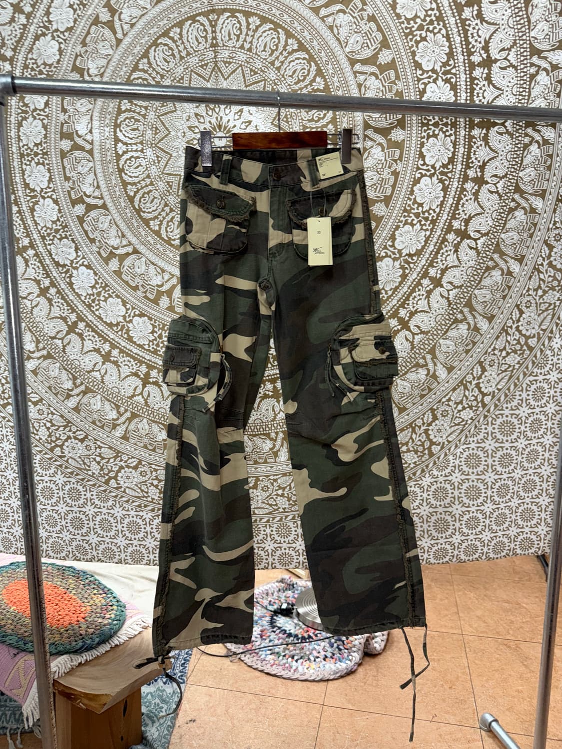 빈티지 여성 카모 카고팬츠  상품이미지3