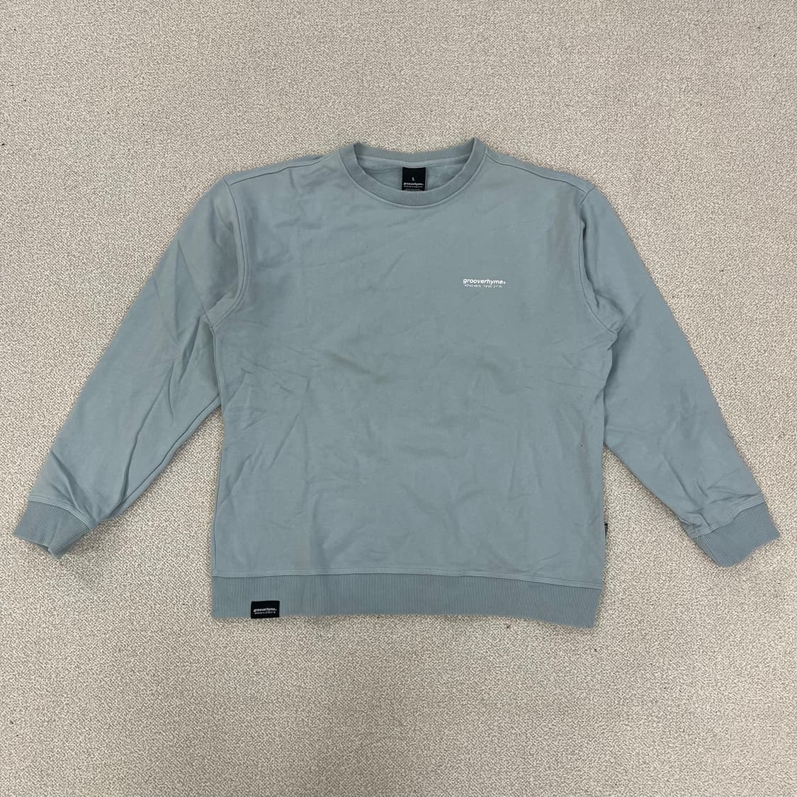 [L] 그루브라임 라운드넥 맨투맨 스웻셔츠 0116M1 상품이미지1