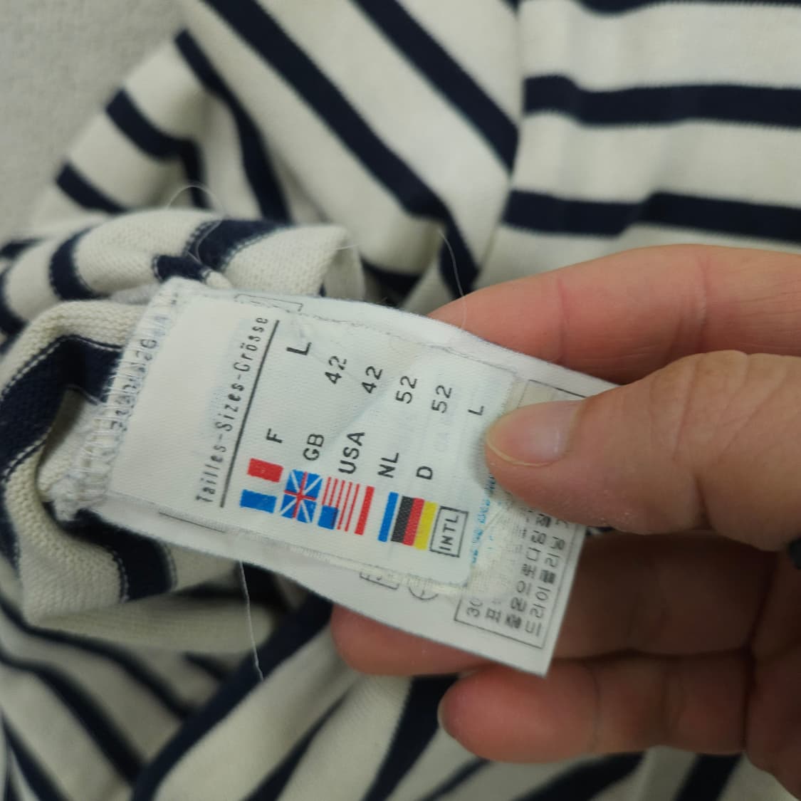 세인트제임스 스트라이프 긴팔티 L 상품이미지5